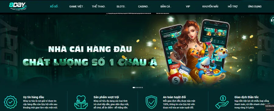 Những tiêu chí để đánh giá về nhà cái 8day